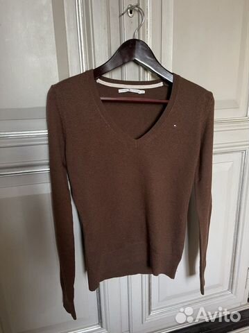Пуловер tommy hilfiger оригинал шоколадный м
