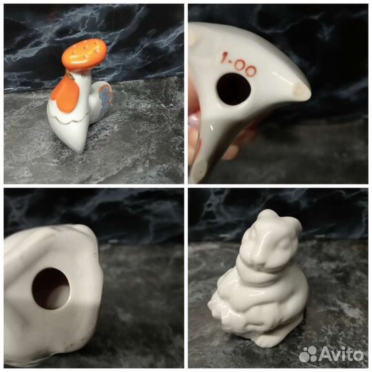 Статуэтки животных Дулево