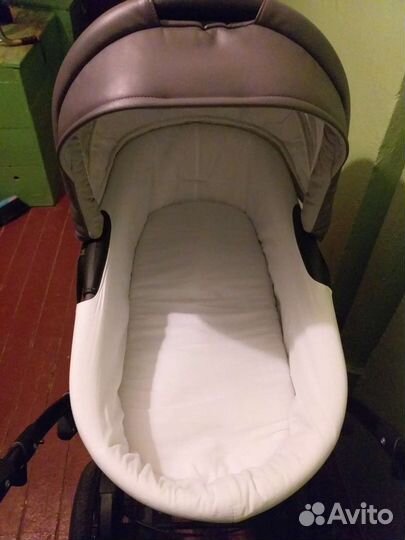 Коляска 2 в 1 эко кожа