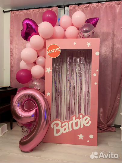 Фотозона коробка Barbie