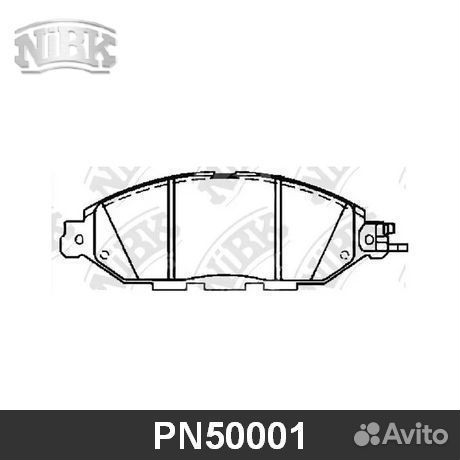 Комплект тормозных колодок PN50001 nibk