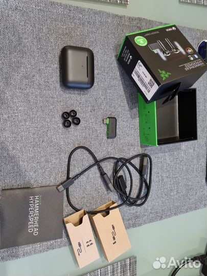 Наушники Razer hammerhead hyperspeed