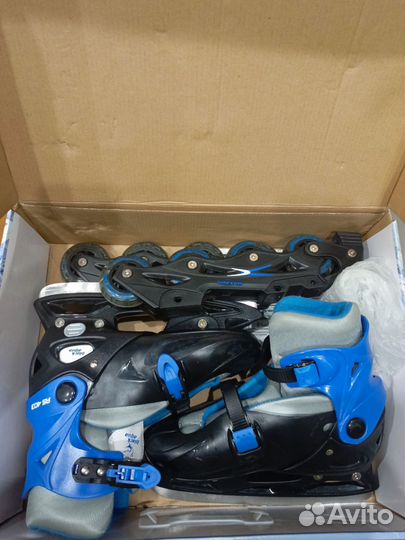 Коньки ролики 2 в 1
