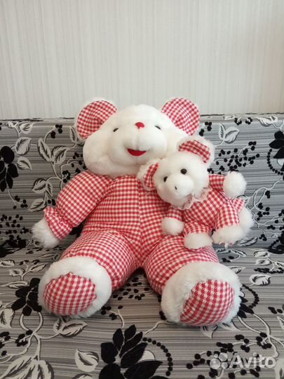 Новая мягкая игрушка. Хомяки (мама с малышом)