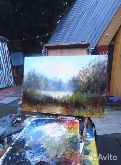 Картина маслом пейзаж
