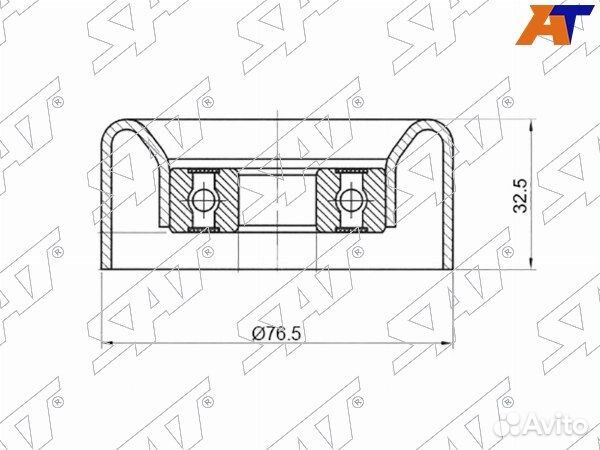 Ролик приводного ремня hyundai grand starex