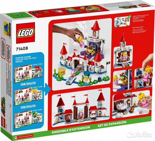 Lego Super Mario 71408 Замок принцессы Пич