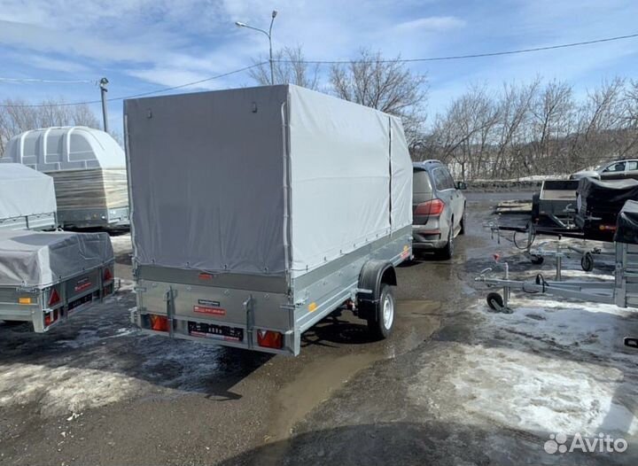 Сст 7132-09 с Евро тентом (цвет серый)