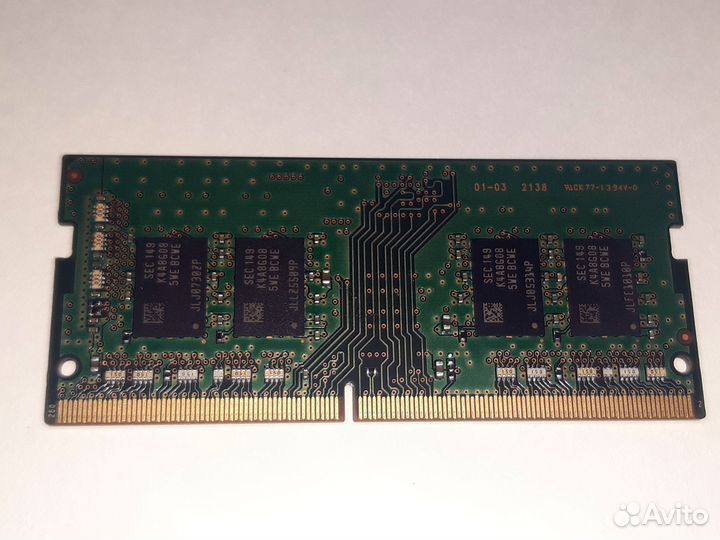 Память SO-dimm Samsung 8Gb PC4 3200Mhz