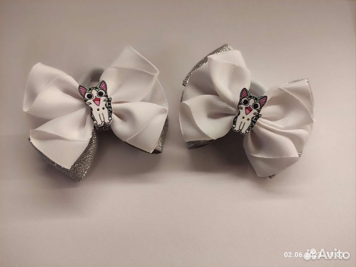 Бантики, резинки школьный набор