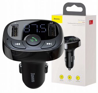 FM трансмиттер Baseus T-Typed Bluetooth MP3 Charge