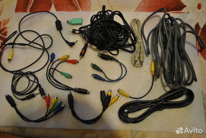 Кабели, шлейфы, переходники, разъёмы разные