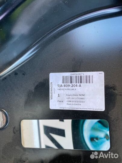 Стойка передняя правая внутренняя часть Polo 2020