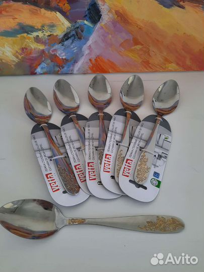 Ложки столовые 6 шт. (новые)