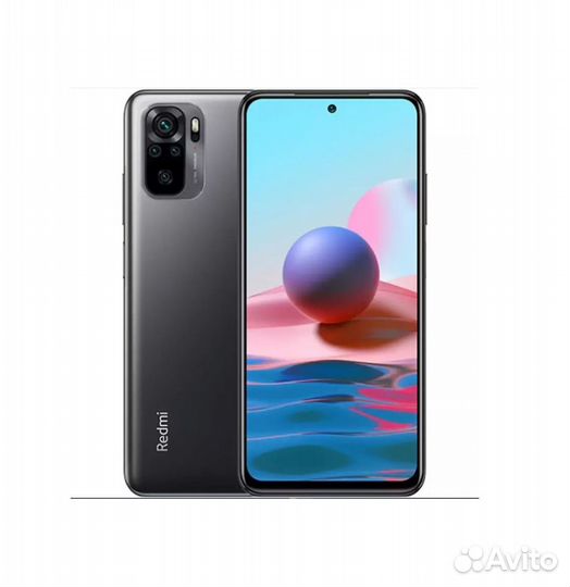 Xiaomi Redmi Note 10S NFC, 6/128gb, onyx grey