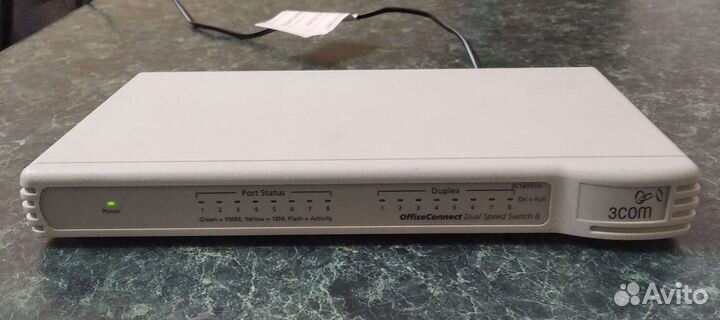 Коммутатор 3Com Switch 8, роутер Sagemcom Fast1744