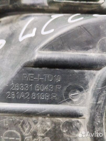 Заглушка птф Renault Logan 2