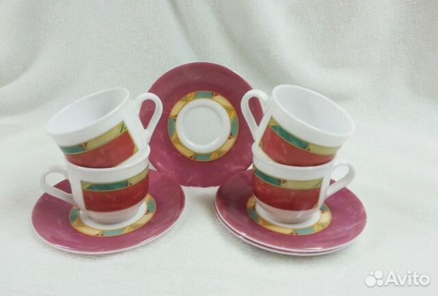 Кофейный сервиз на 4 персоны