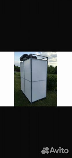 Летний душ для дачи с поликарбонатом