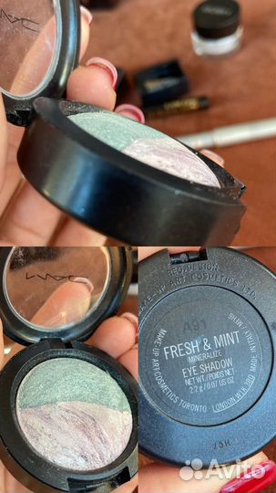 Тени Mac, карандаш pupa, красная помада