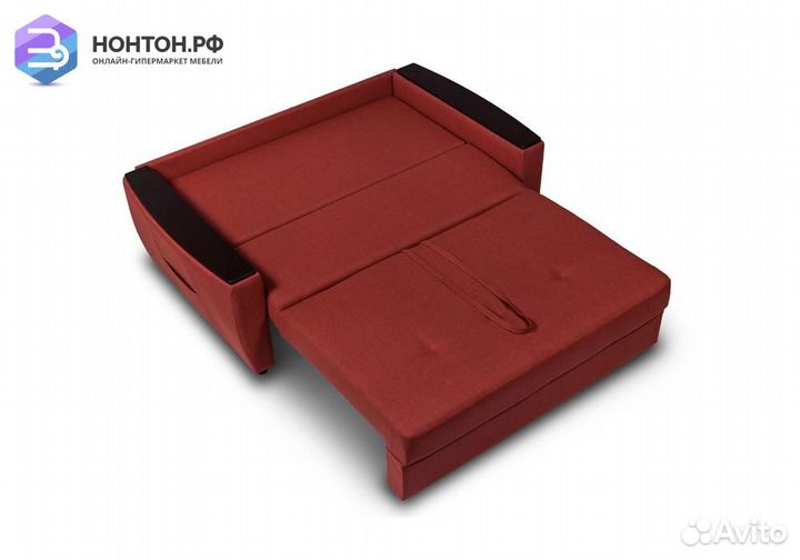 Диван еврокнижка Дубай терракотовый