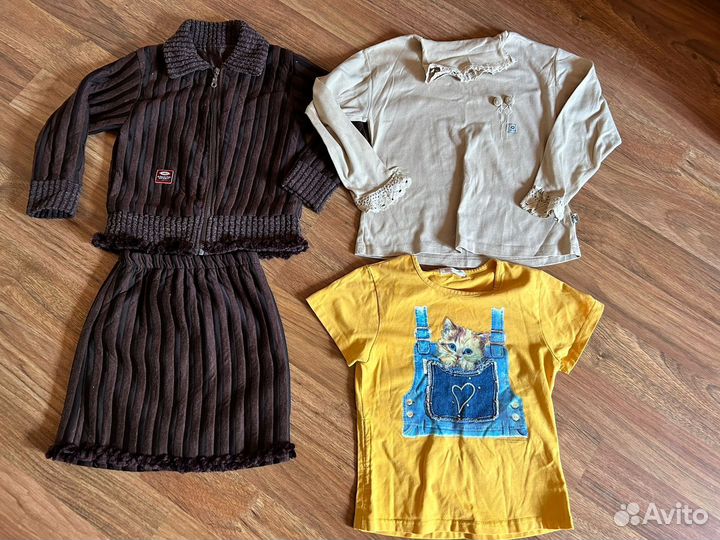Пакет вещей для девочки 6-7-8 лет