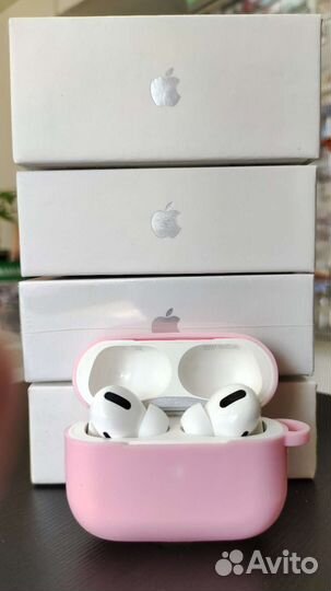 Airpods pro с гарантией + чехол новые