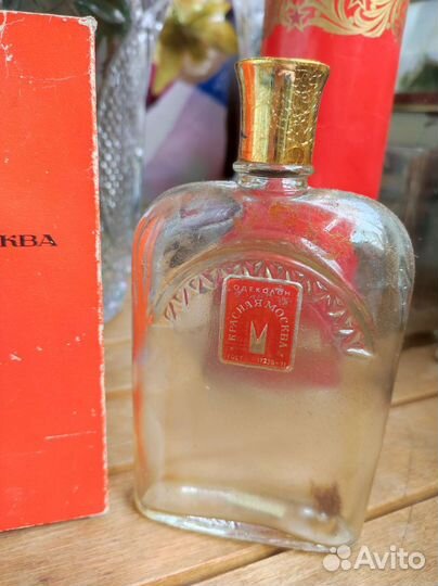 Флакон от одеколона Красная Москва СССР