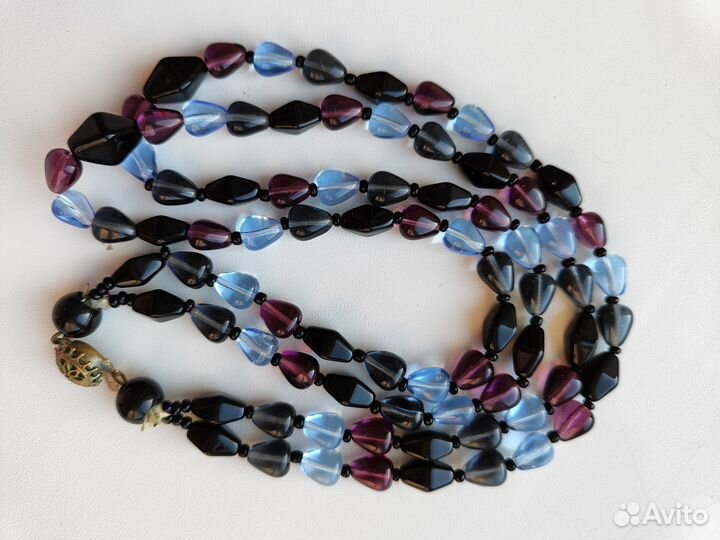 Бусы советских времён Чехословакия винтаж