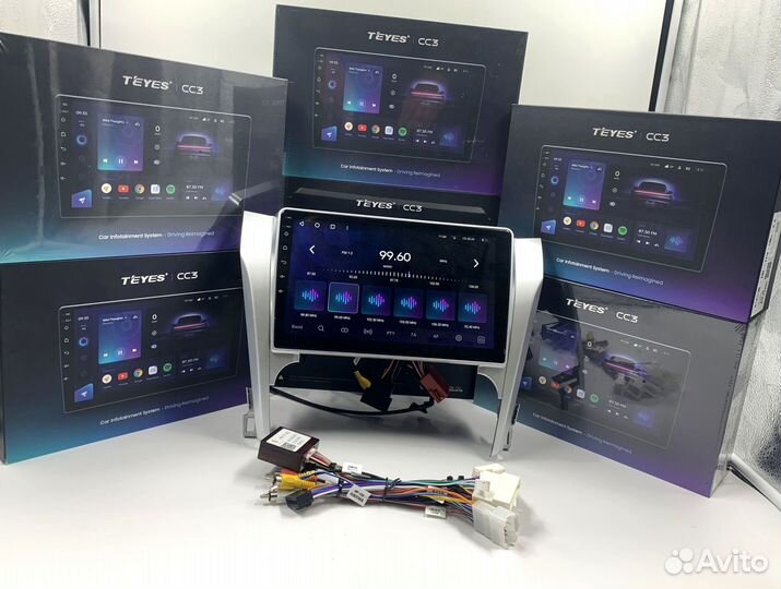 Магнитола на андройде Teyes CC3 4/64 для Toyota