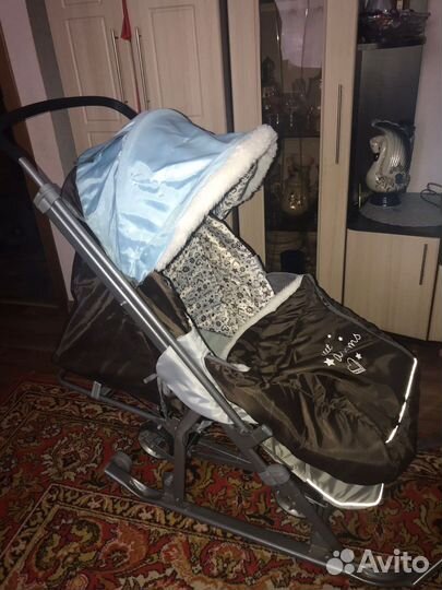 Коляска санки