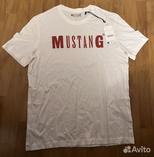 Новая футболка хлопок Mustang из Голландии L