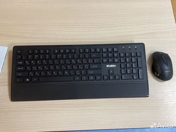 Беспроводная клавиатура и мышь logitech