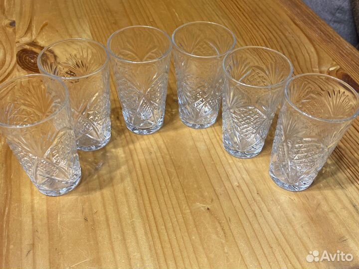 Стаканы Чехия Богемия,стопочки СССР хрусталь