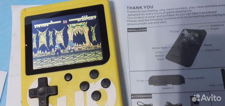 Игровая консоль Sup Game Box 400игр из Денди +тв