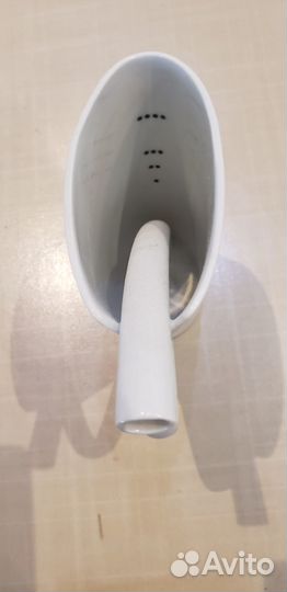 Кружка с трубочкой Чехия стекло