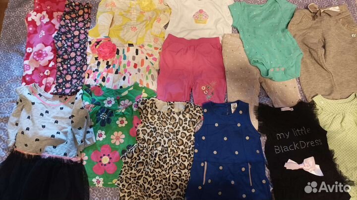 Одежда на девочку 12-18 мес