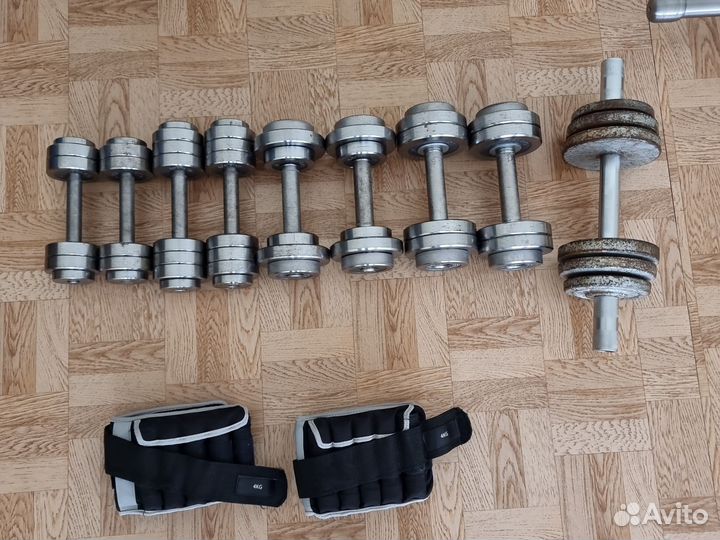 Бодибары. Гантели разборные