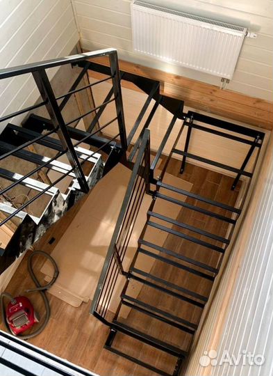 Лестница в стиле лофт