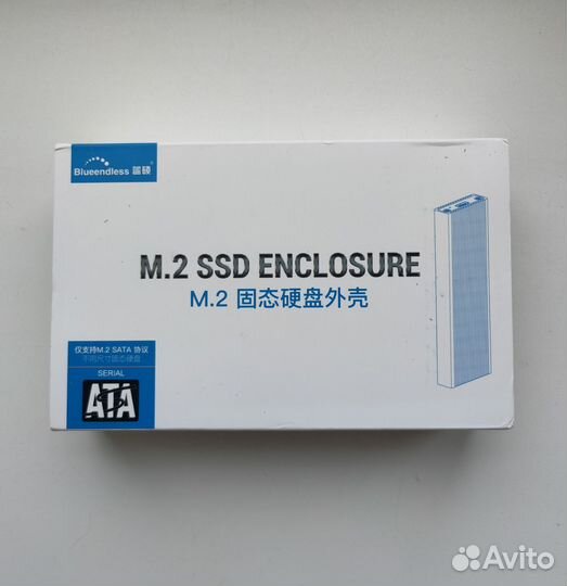 Корпус Blueendless ngff SATA M2 TypeC-USB A Новый