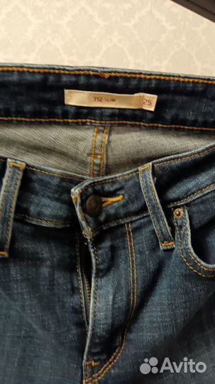 Джинсы levis 712 slim