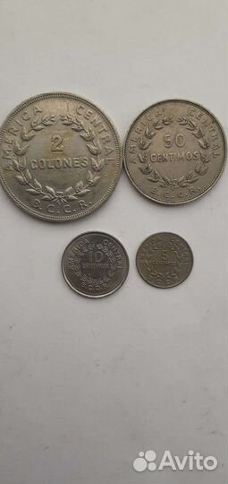 Монеты costa - rica