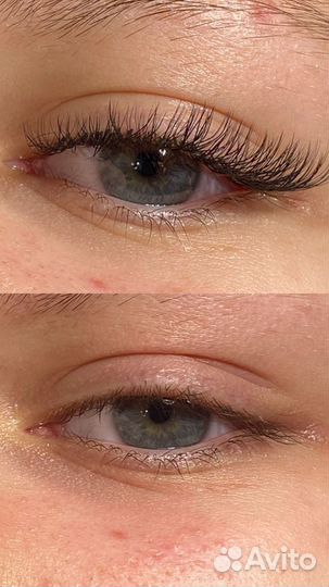 Наращивание ресниц на дому