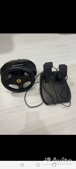 Игровой руль с педалями