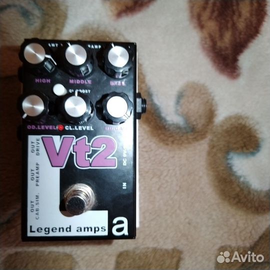 Гитарная педаль преампл VT2 AMT (дисторшн)
