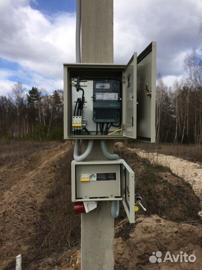 Подключение коттеджей частных домов к электросетям