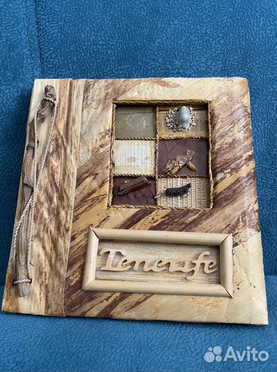 Фотоальбом из натуральных материалов