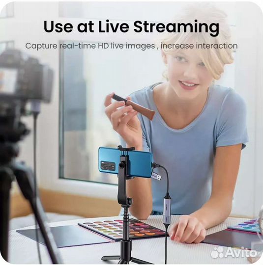 Карта видеозахвата uGreen CM489 Video Capture Card
