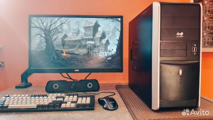 Игровой пк с видяхой на 8GB BMG стиль богов