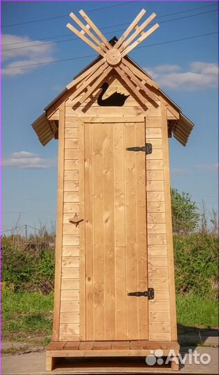 Уличный туалет с установкой